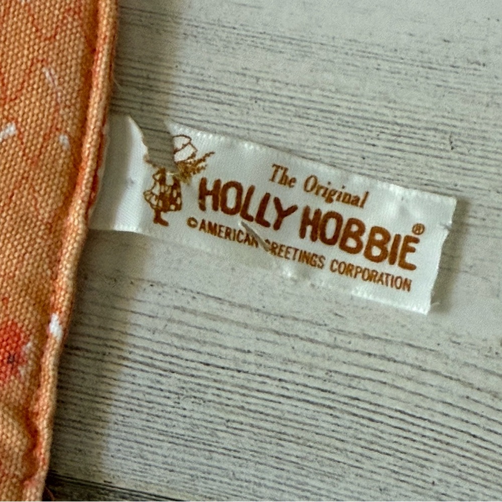 Vintage Muted Orange Holly Hobby Hot Pad Pot Holder ~ American Greetings - Picture 8 of 10